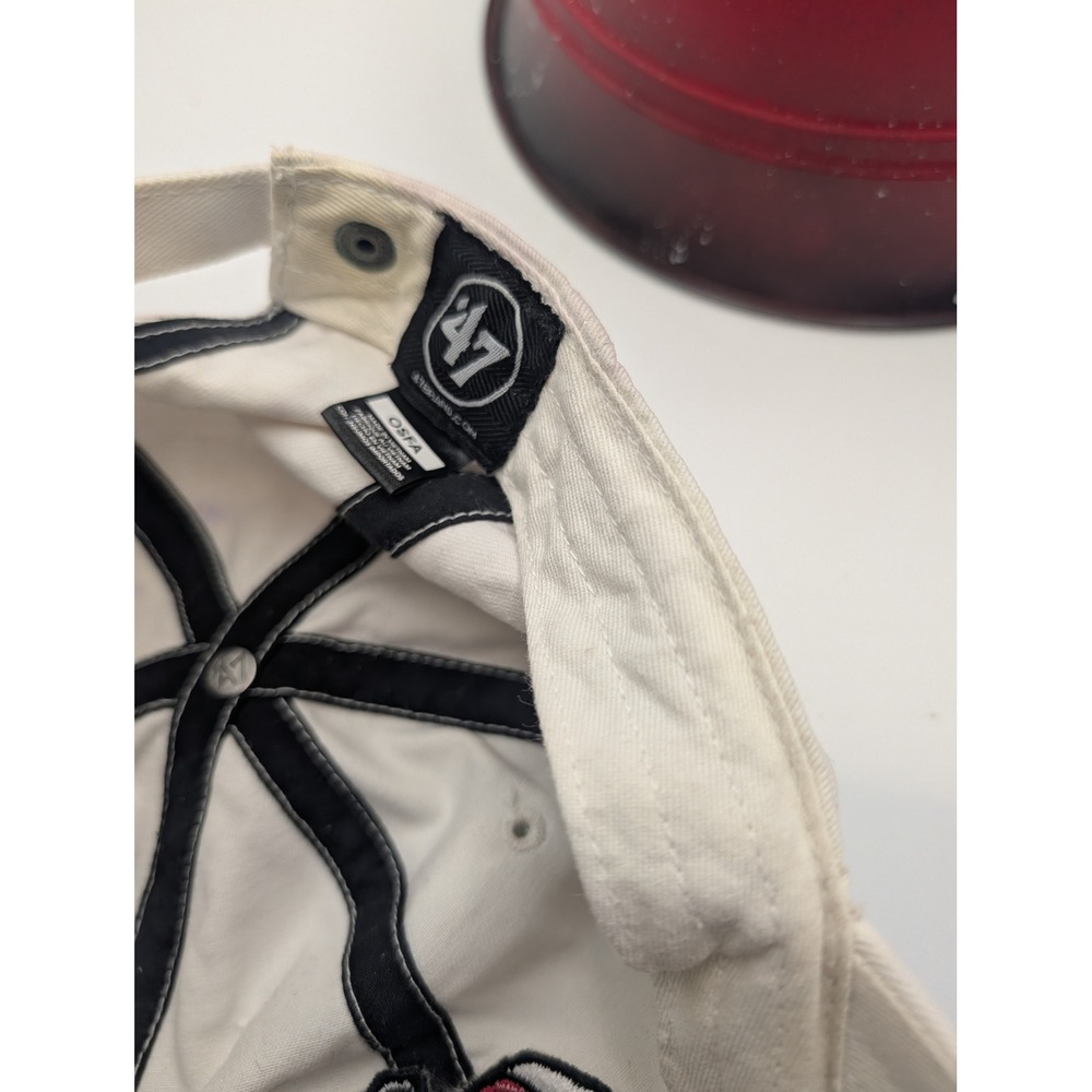 Georgia Bulldogs 47 Brand Clean Up Hat Gray UGA Mascot Adjustable Dad Cap - Picture 5 of 7
